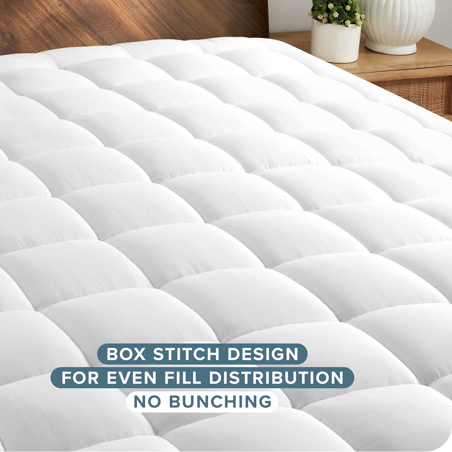 Bare Home Cotton Top Mattress Pad
