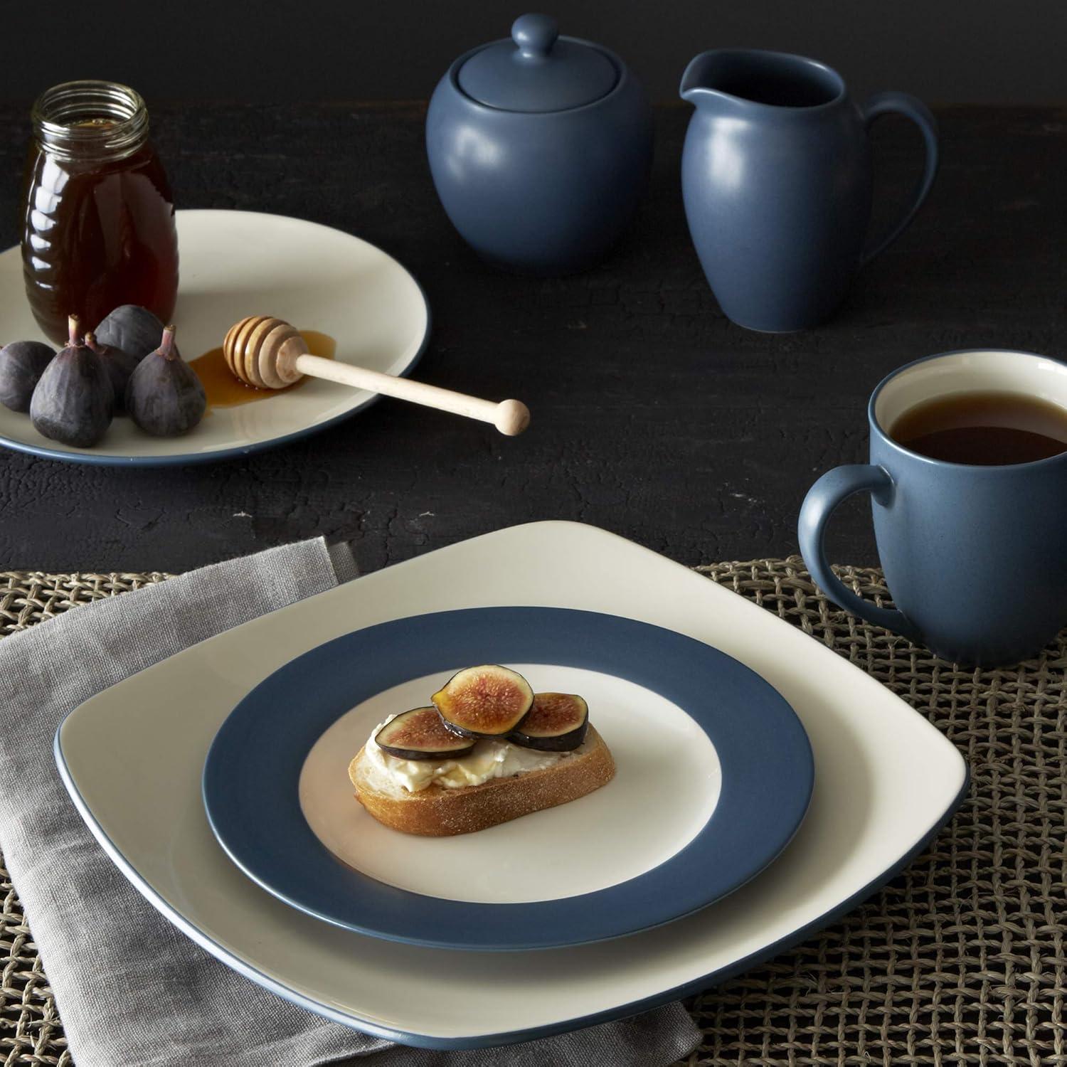 Noritake Colorwave Blue 4-Piece Square Place Setting