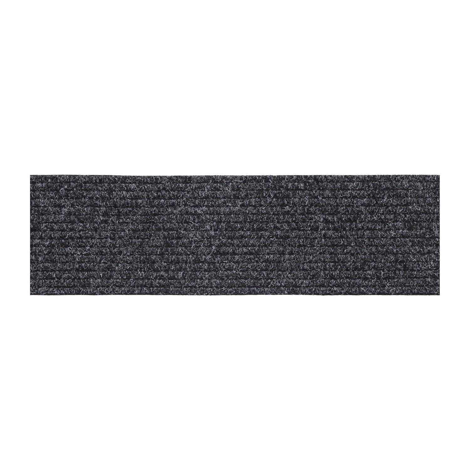 Ottomanson Lifesaver Non-Slip Rubberback Scrape Rib Indoor/Outdoor Stair Treads