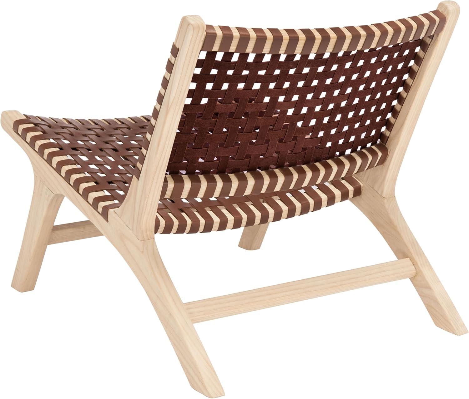 Luna Accent Chair - ACH1002 - Cognac/Natural - Safavieh