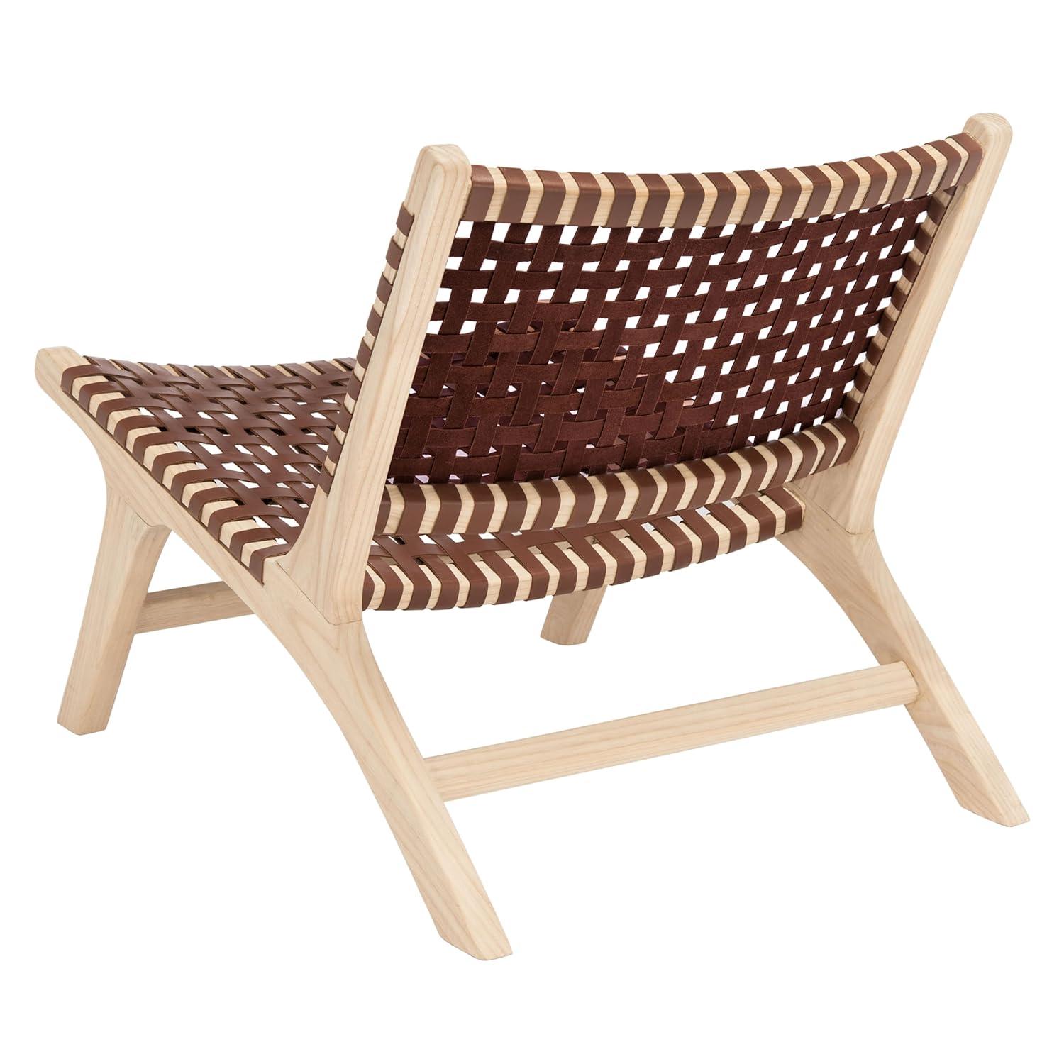 Luna Accent Chair - ACH1002 - Cognac/Natural - Safavieh