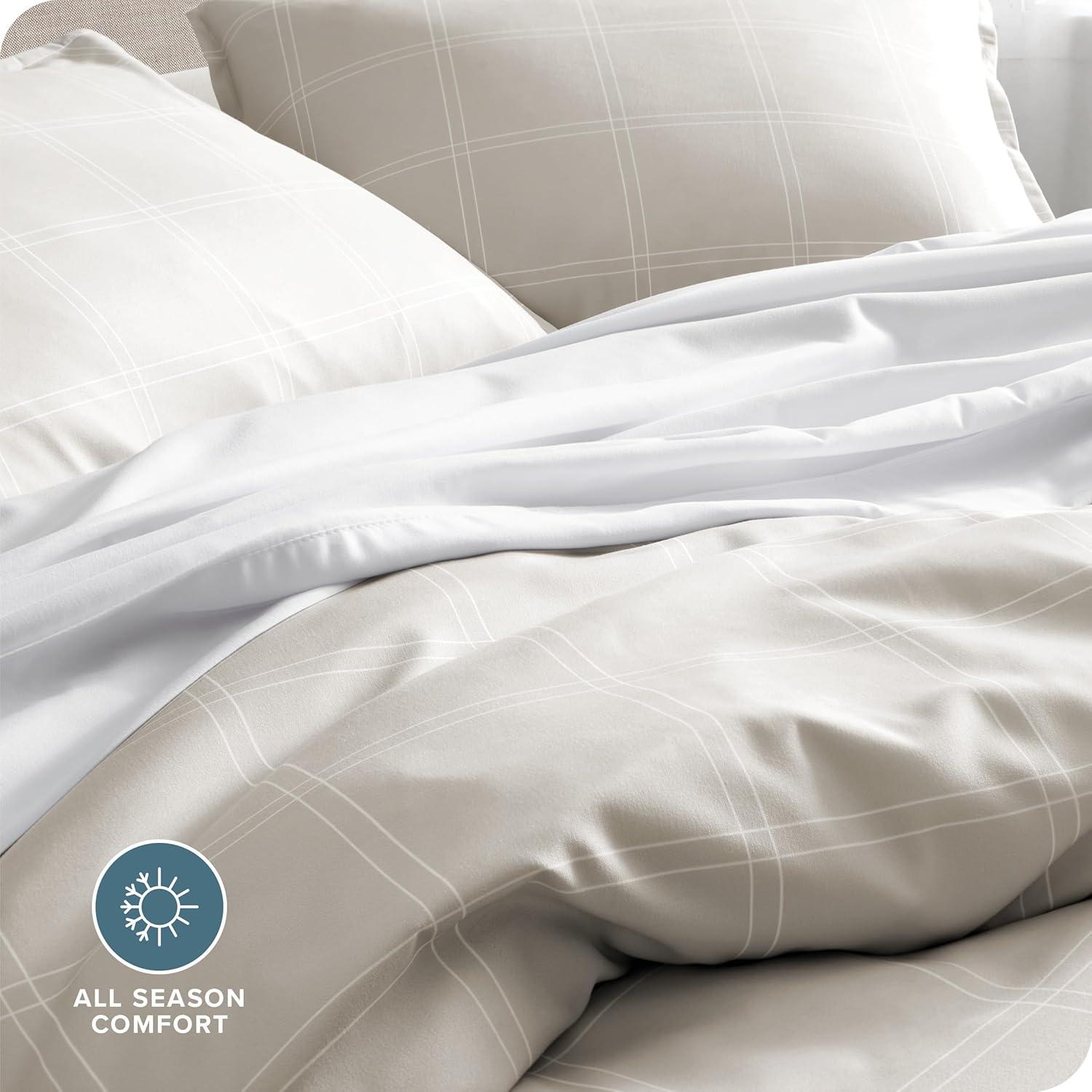 Double Brushed Duvet Set - Ultra-Soft, Easy Care by Bare Home