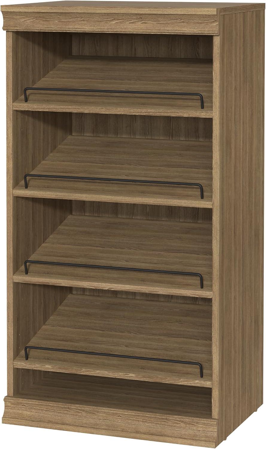 Modular Storage 21.38" W Shoe Shelf Unit with 4 Shelves