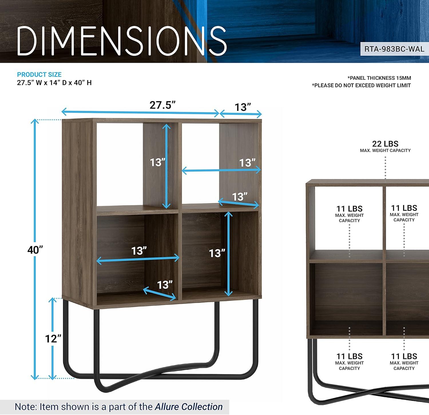 Modern Geometric Bookcase - Techni Mobili