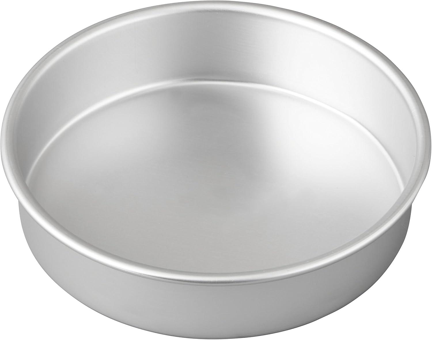 Wilton Performance Pans Aluminum 8" Round Cake Pan 2" Depth Layer Cake Baking Pan
