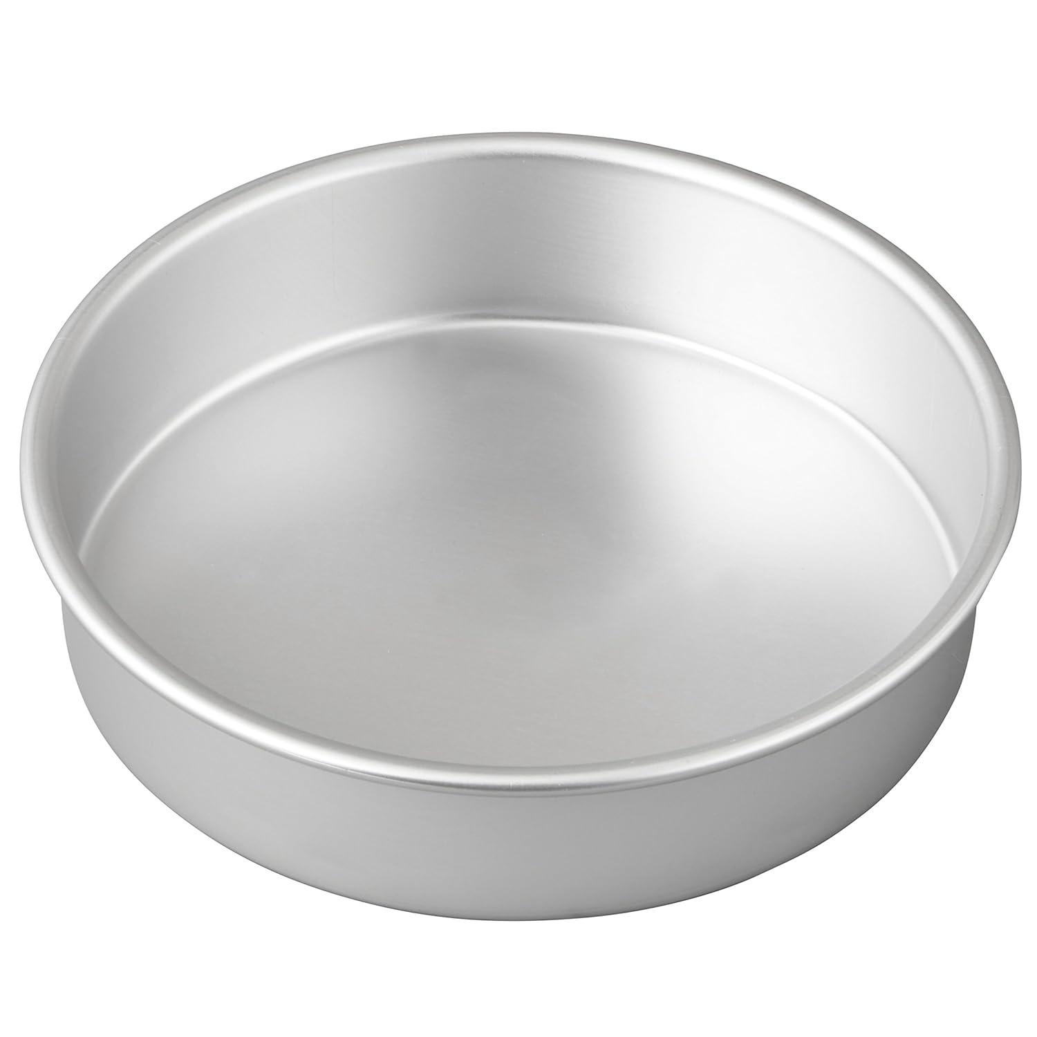 Wilton Performance Pans Aluminum 8" Round Cake Pan 2" Depth Layer Cake Baking Pan
