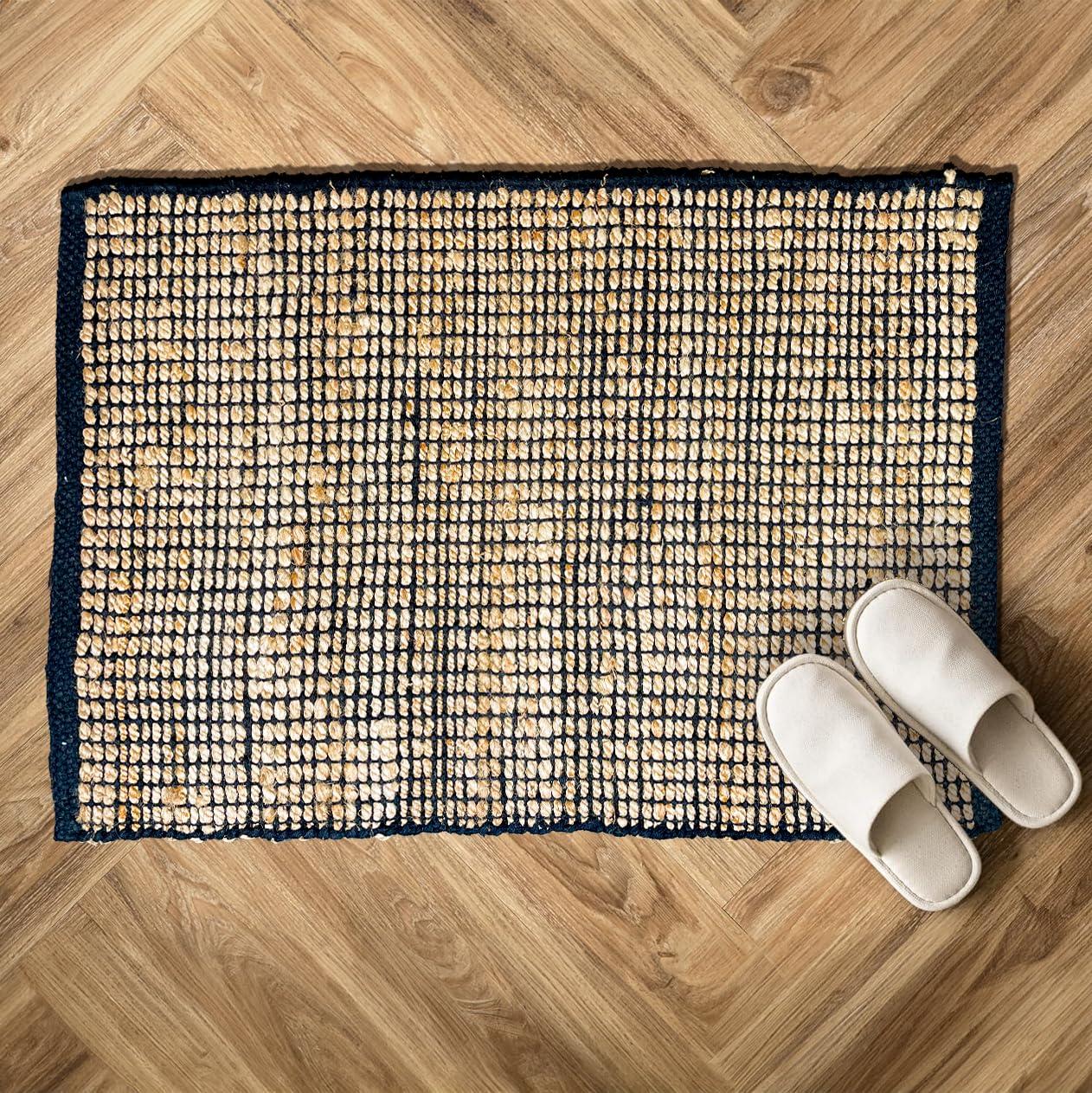 3'x5' Pata Hand Woven Chunky Jute Area Rug, Natural - JONATHAN Y