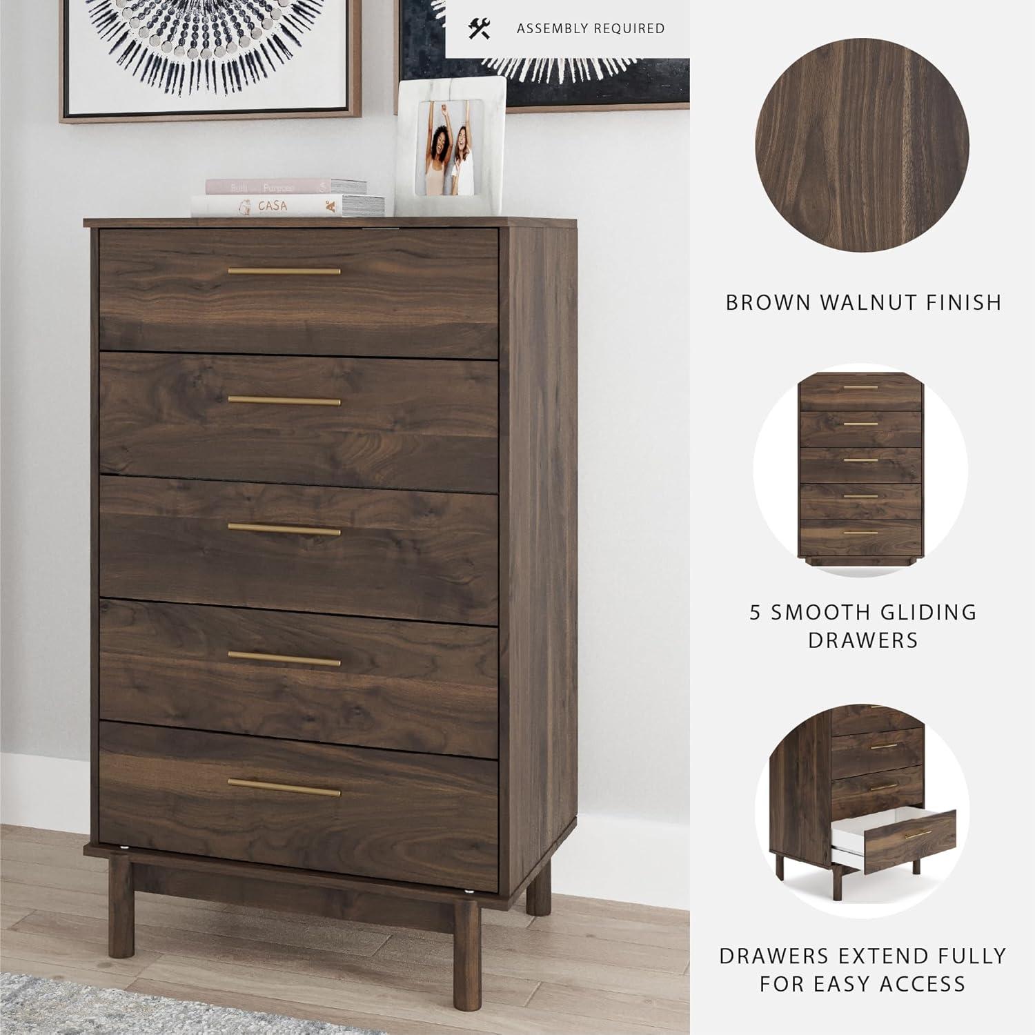 Millwood Pines Dudzik 29.88'' W 5 - Drawer Dresser