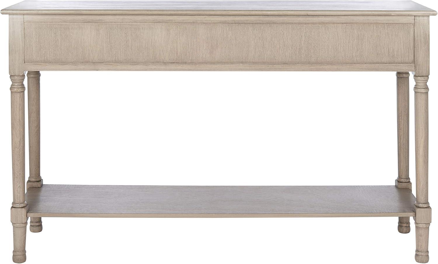 Landers 3 Drawer Console Table - Greige - Safavieh