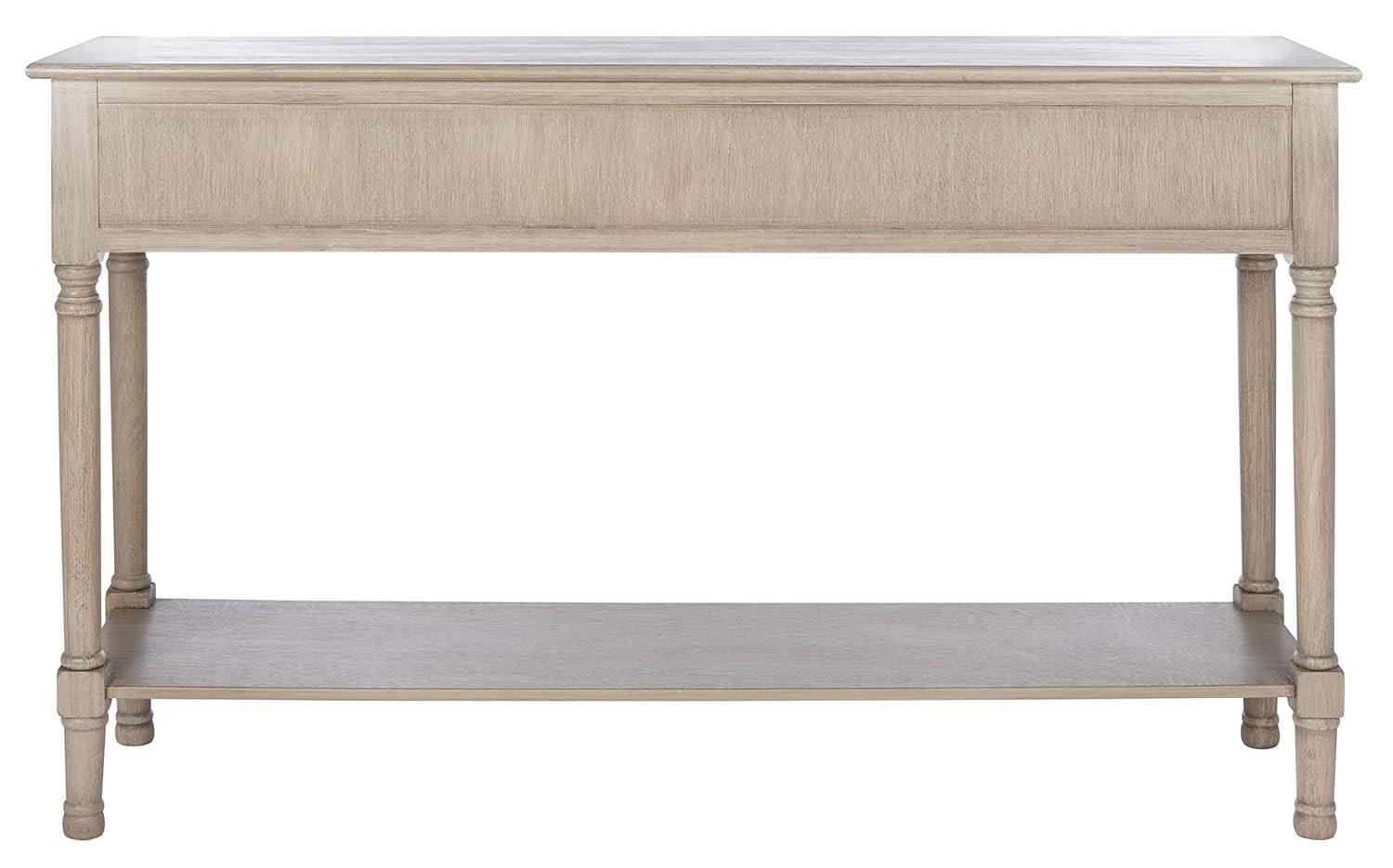 Landers 3 Drawer Console Table - Greige - Safavieh