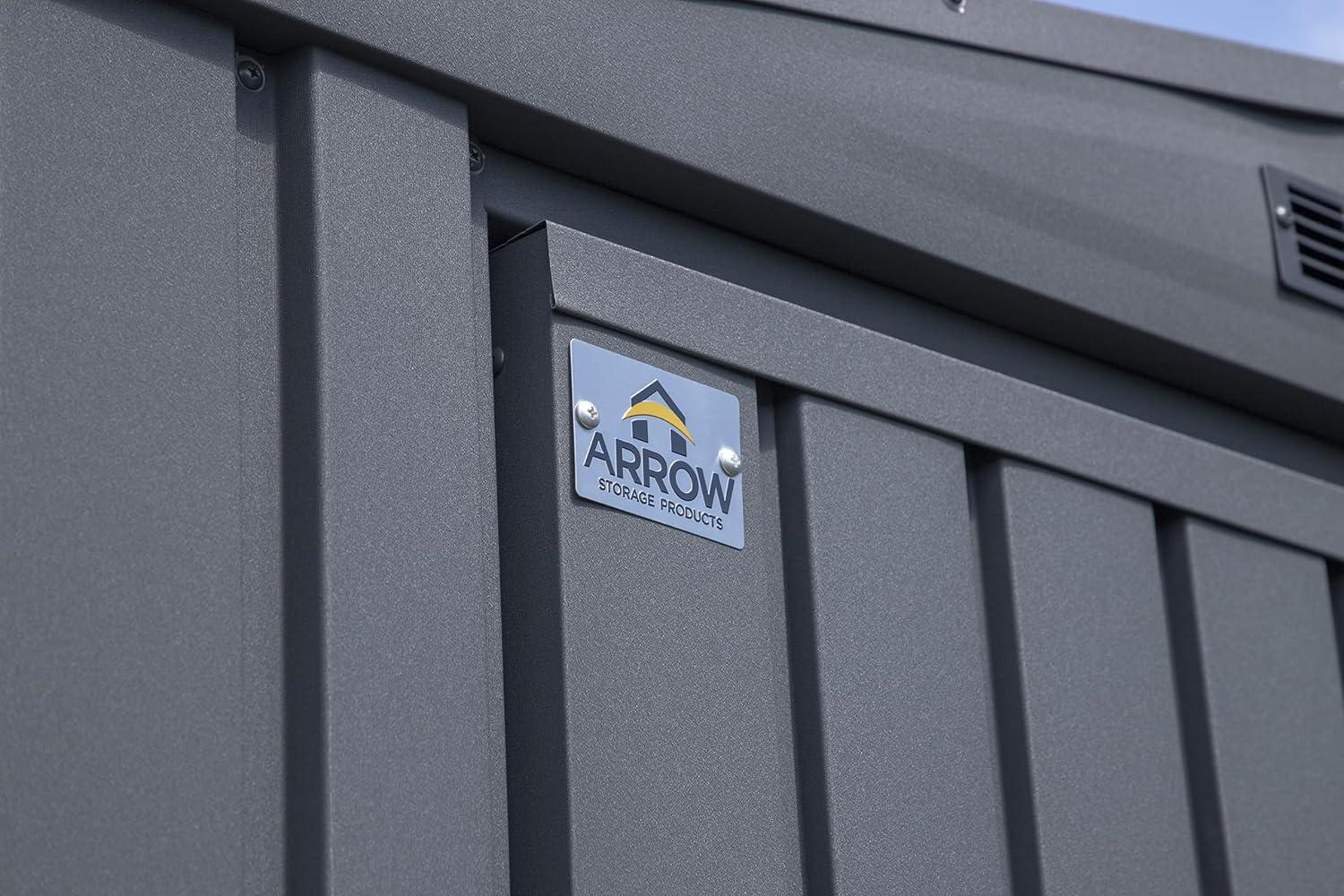 Arrow Arrow Elite 10 ft. W x 12 ft. D Galvanized Steel Storage Shed