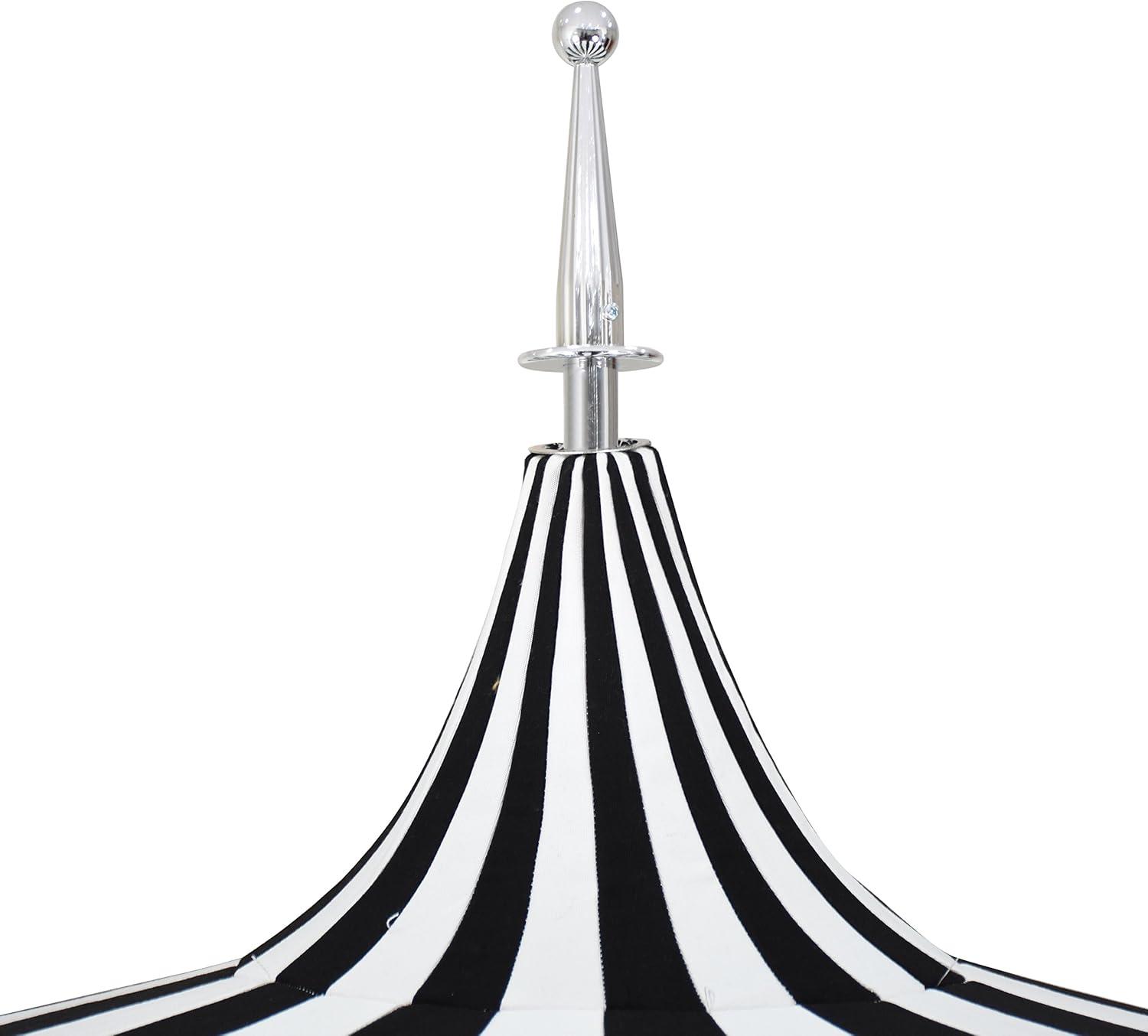 California Umbrella Pagoda 8.5-ft. Striped Pacifica Patio Umbrella