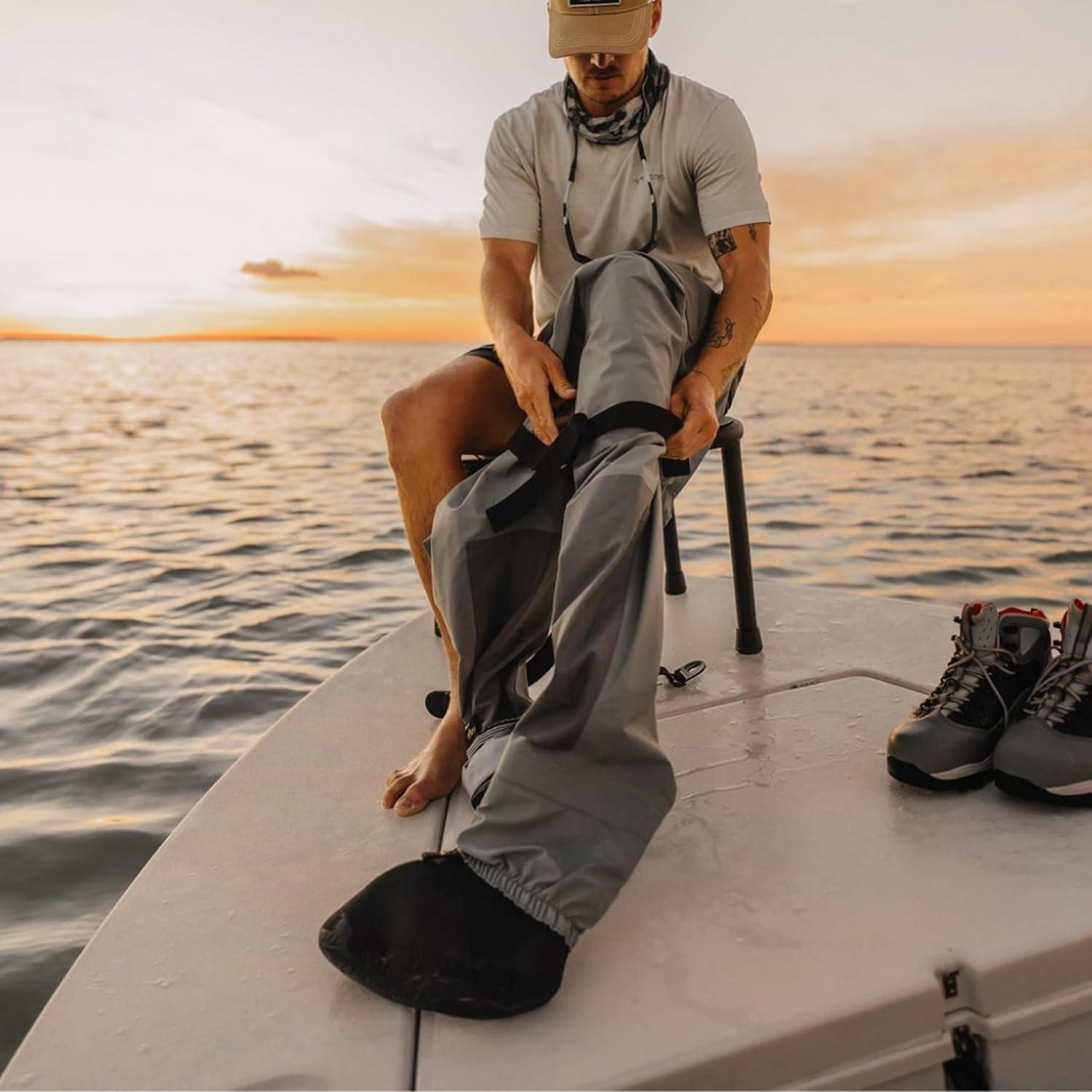 Frogg Toggs Men's Hellbender Stockingfoot Chest Wader | Slate / Gray | Size MD
