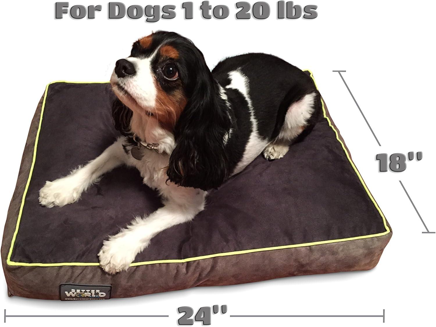 Better World Pets Orthopedic Dog Bed, Waterproof, Premium Memory Foam Washable Dog Bed, Large