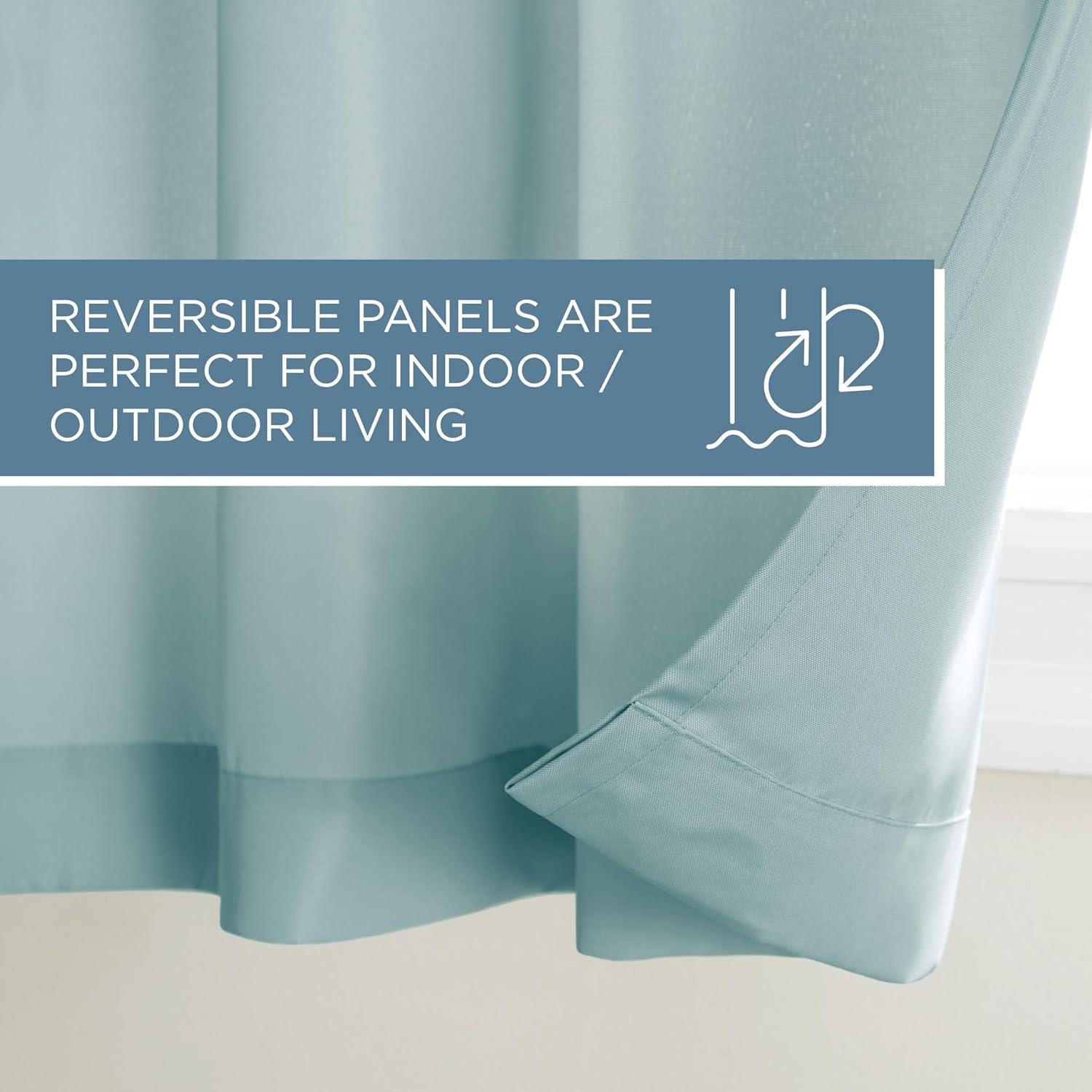 Cabana Solid Heavyweight Indoor Outdoor Curtains