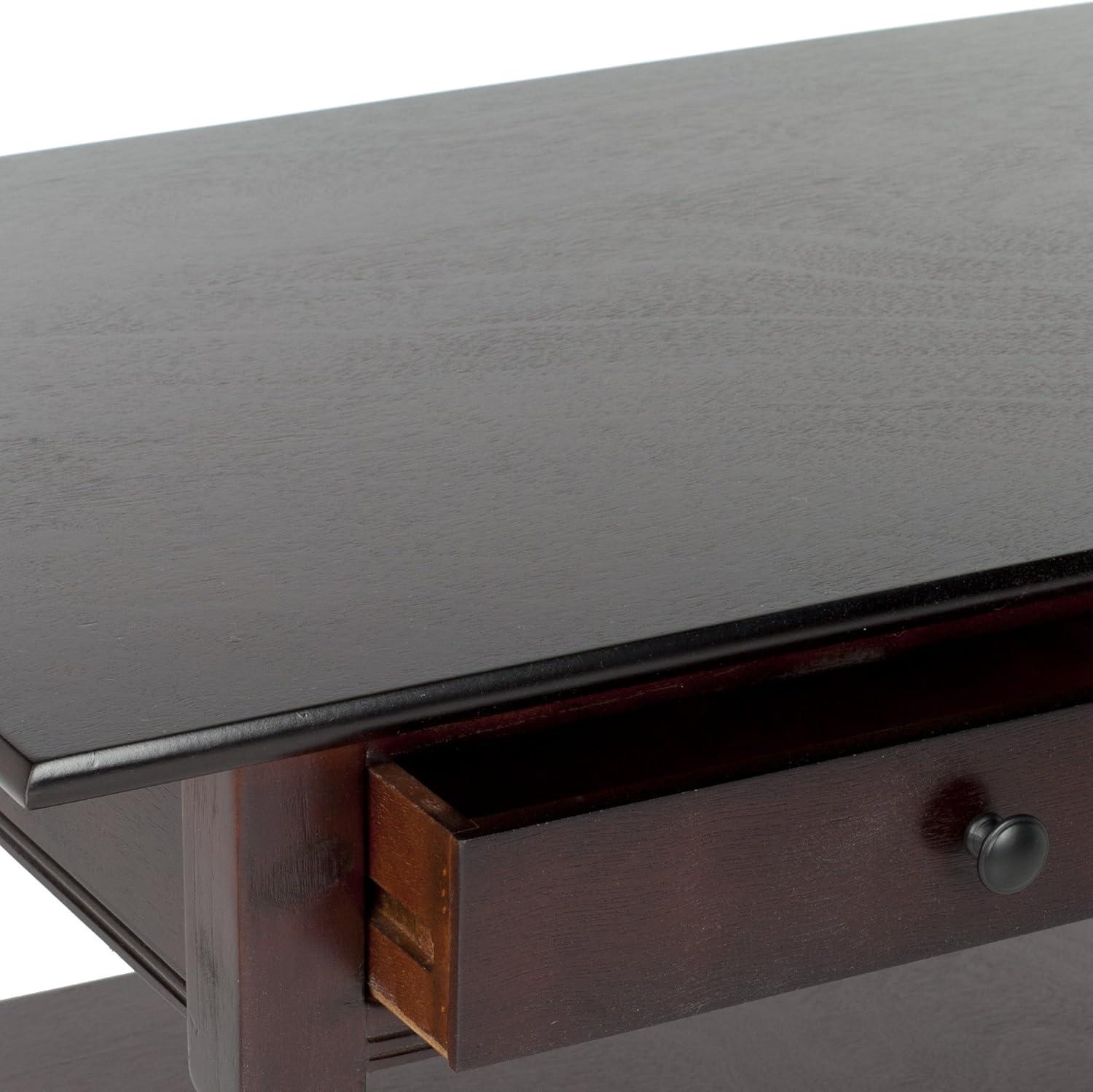Boris 2 Drawer Coffee Table - Dark Cherry - Safavieh
