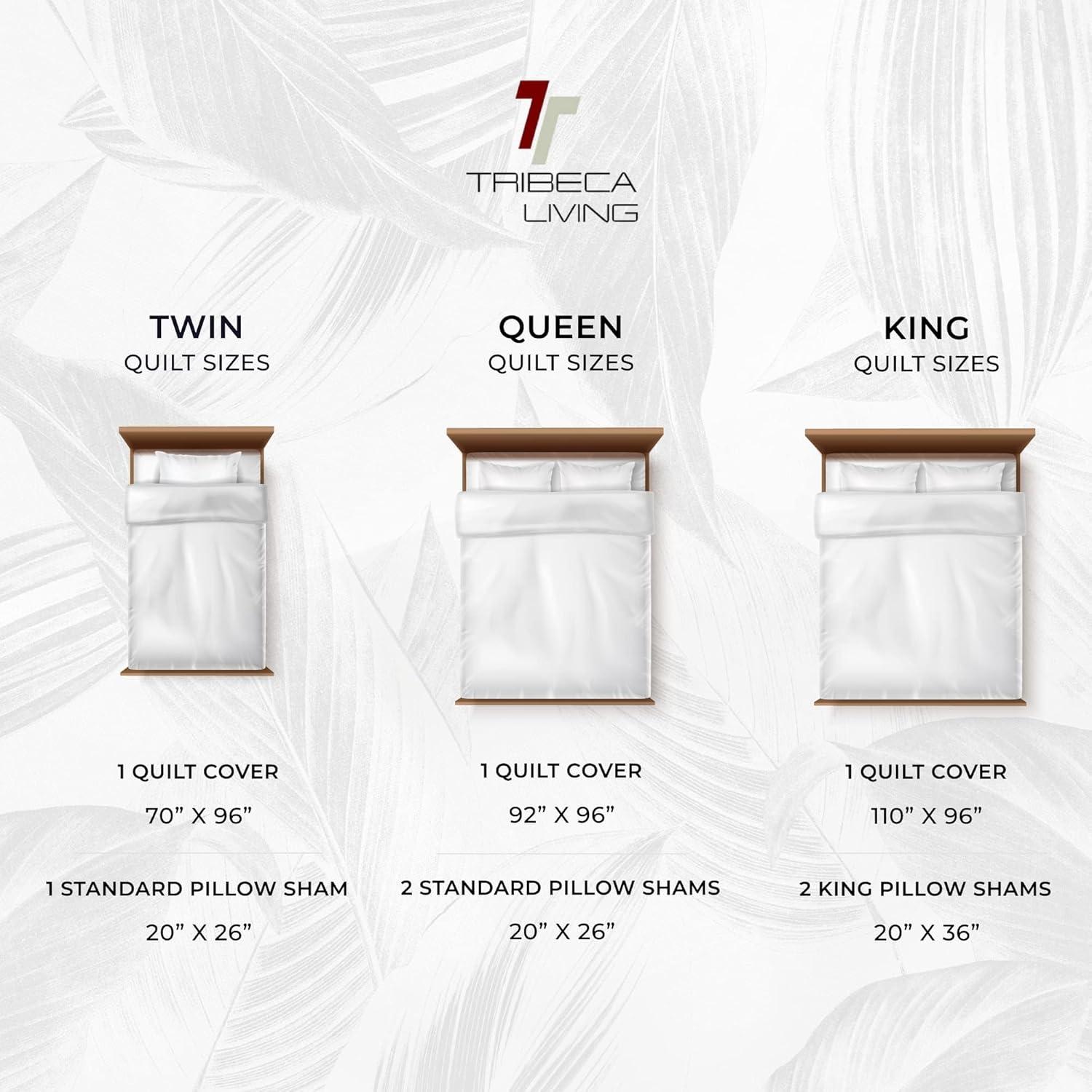 Tribeca Living Glam Quilt Set