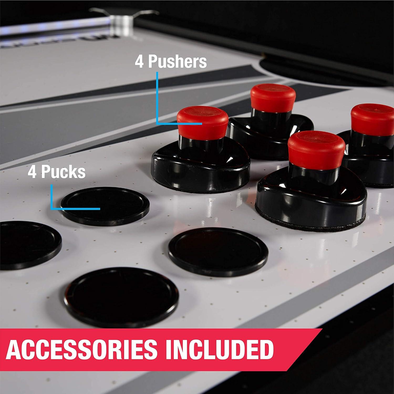 MD Sports 60" 2 -Player Air Hockey Table with Digital Scoreboard and Lights