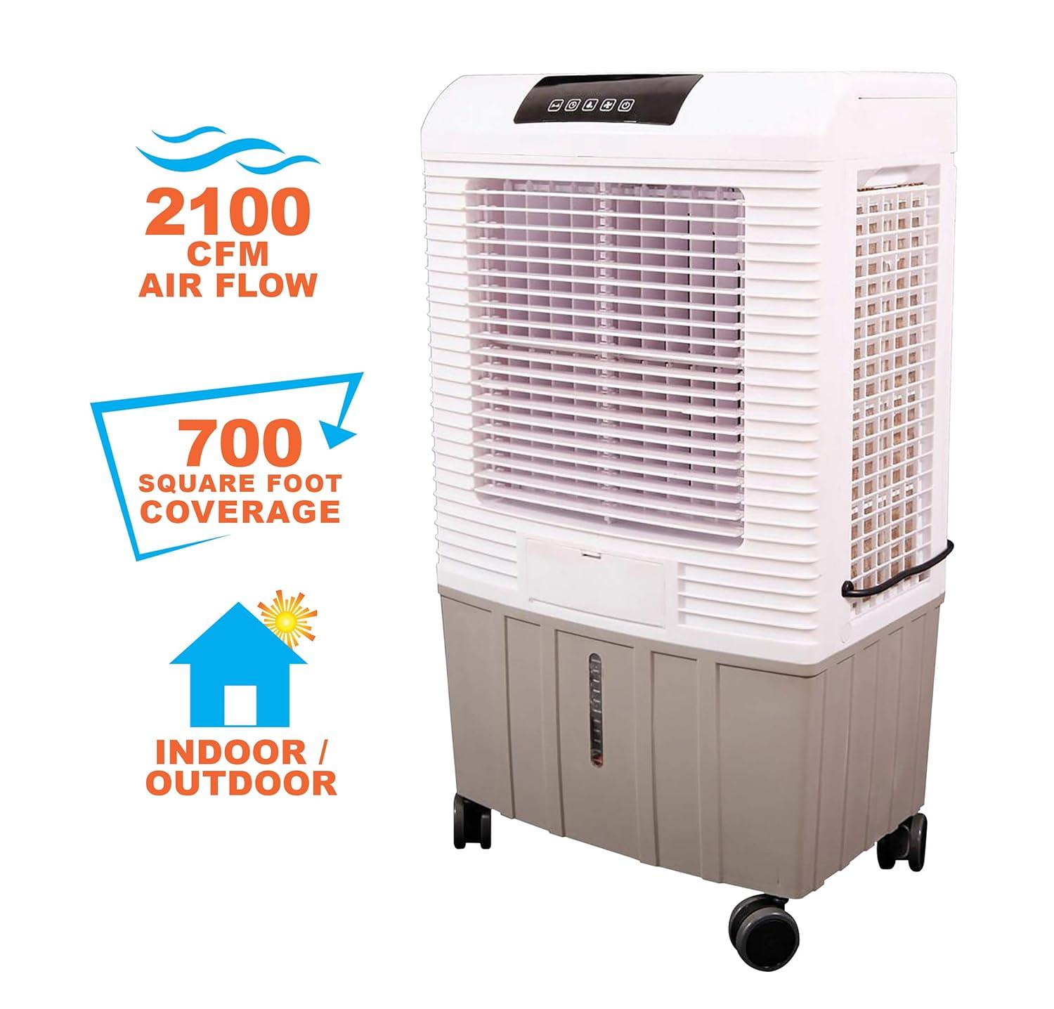 Hessaire Outdoor Portable 700 Sq Ft Evaporative Cooler Humidifier