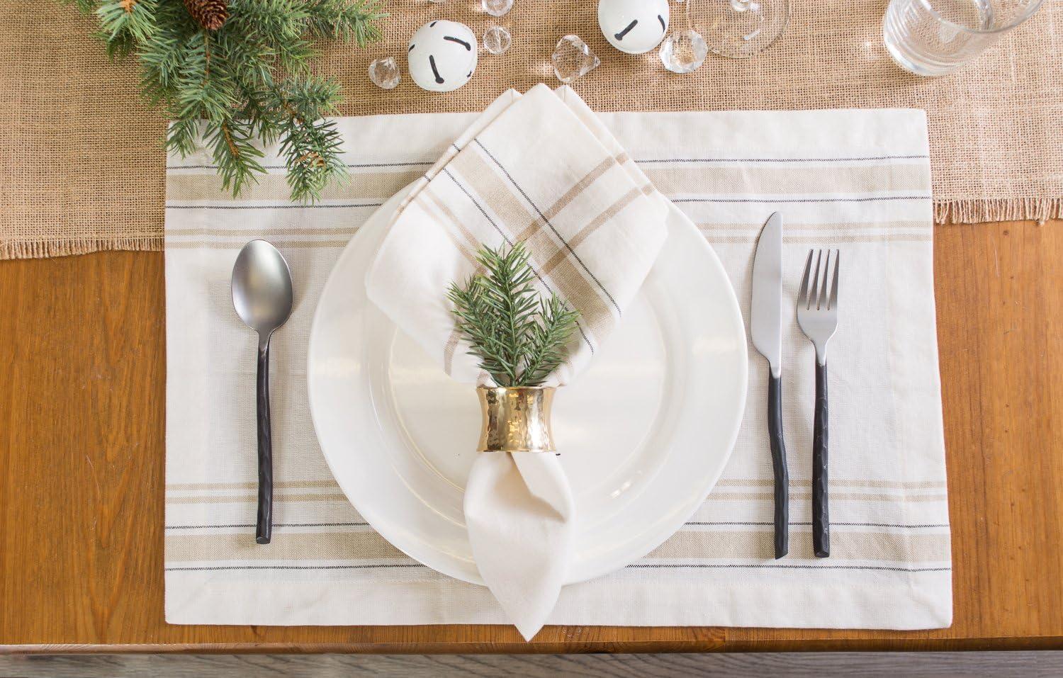 White French Stripe Placemat (Set of 6)