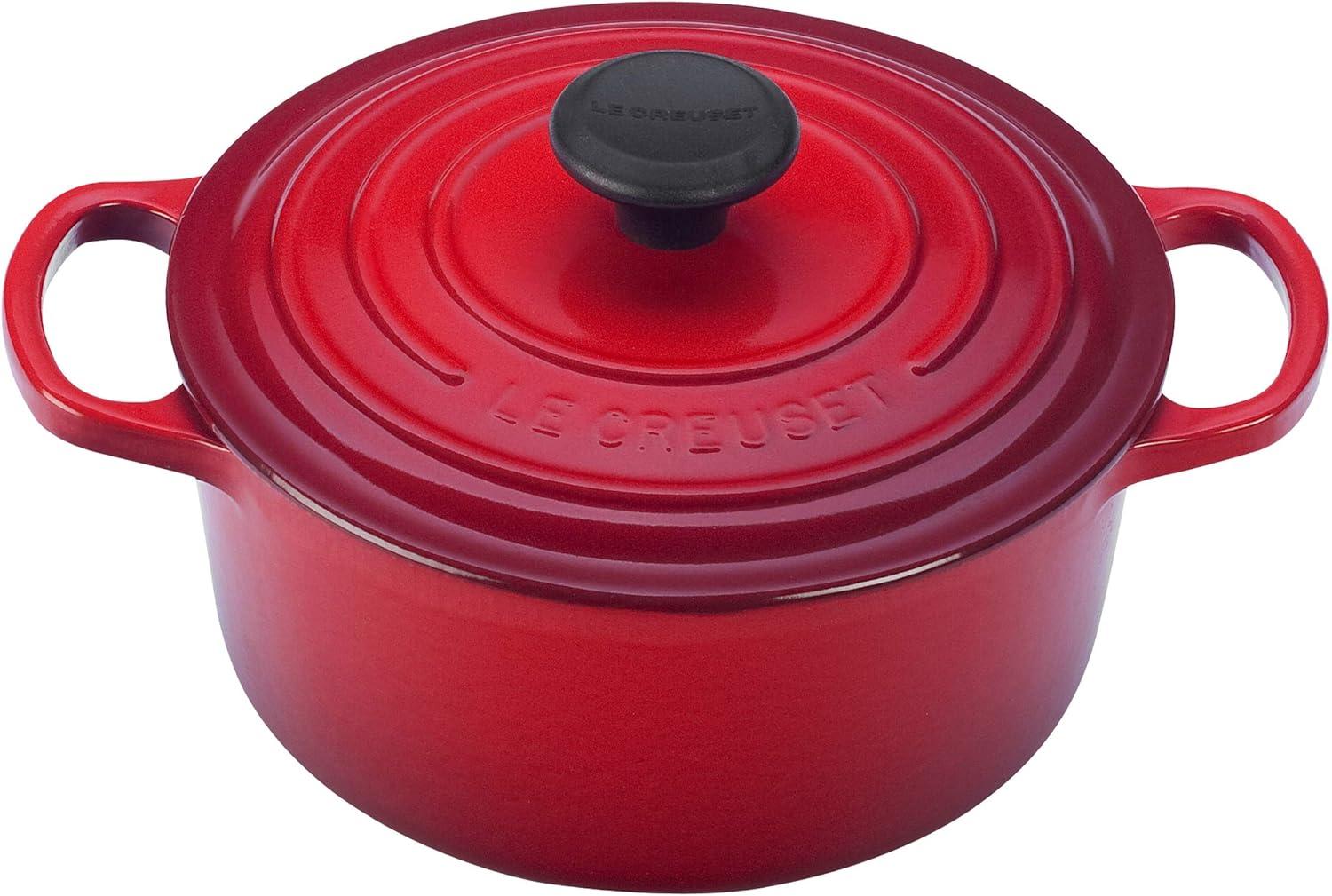 Le Creuset Signature Enameled Cast Iron Round Dutch Oven with Lid