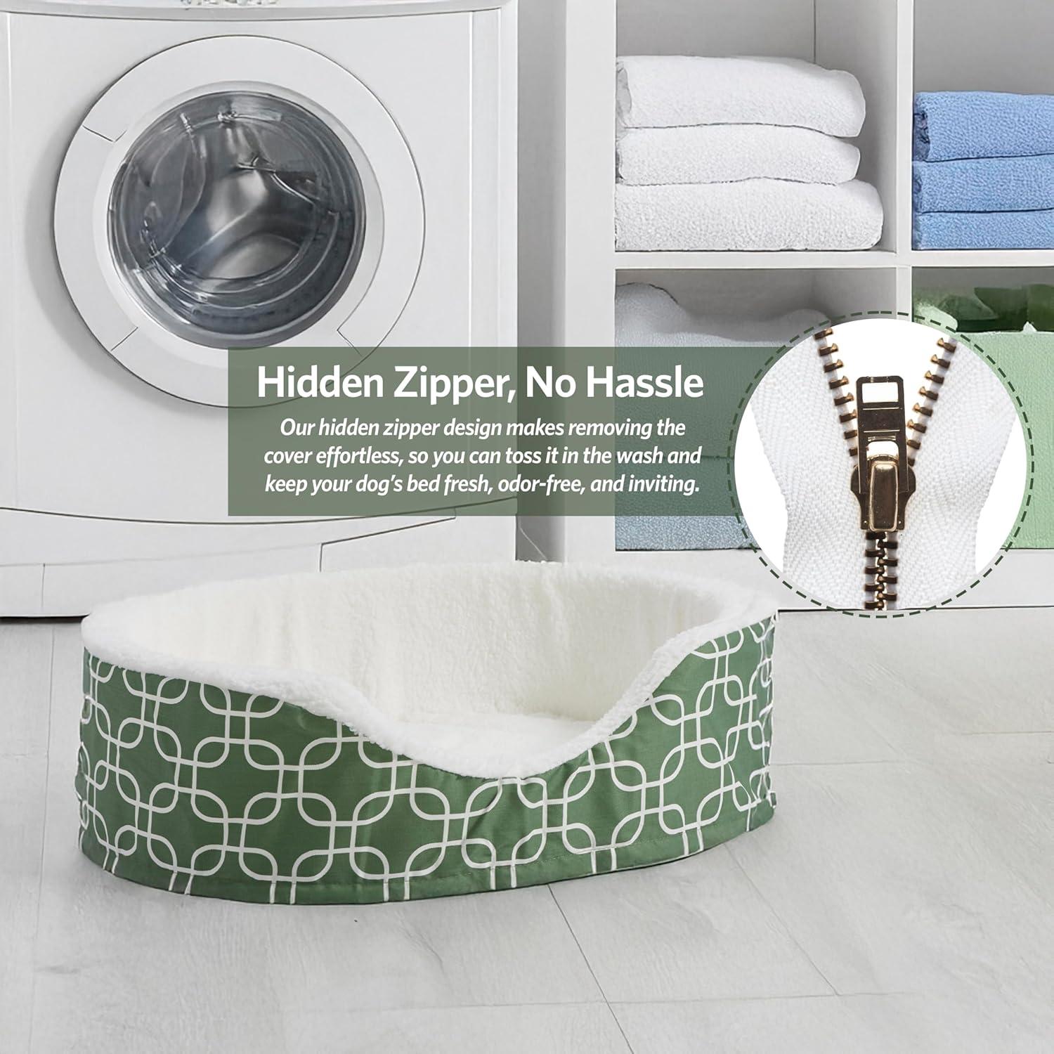 Midwest Homes For Pets Quiet Time Orthopedic Egg-Crate Nesting Pet Bed w/ Polytetrafluoroethylene Fabric Protector
