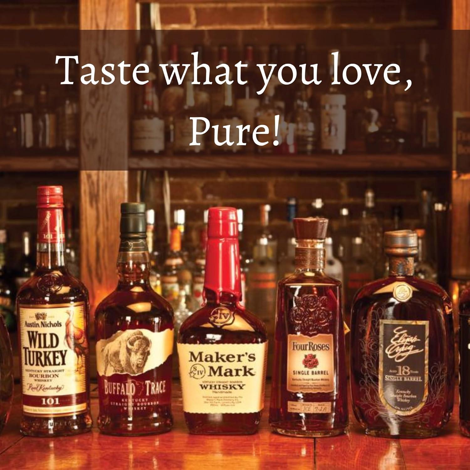 A&A Wonders Premium Whiskey Stones 100% Natural Granite Set of 4 Chilling Rocks Stone Reusable Ice Cubes for Drinks with Velvet Carrying Pouch, Gift for Whiskey Lovers