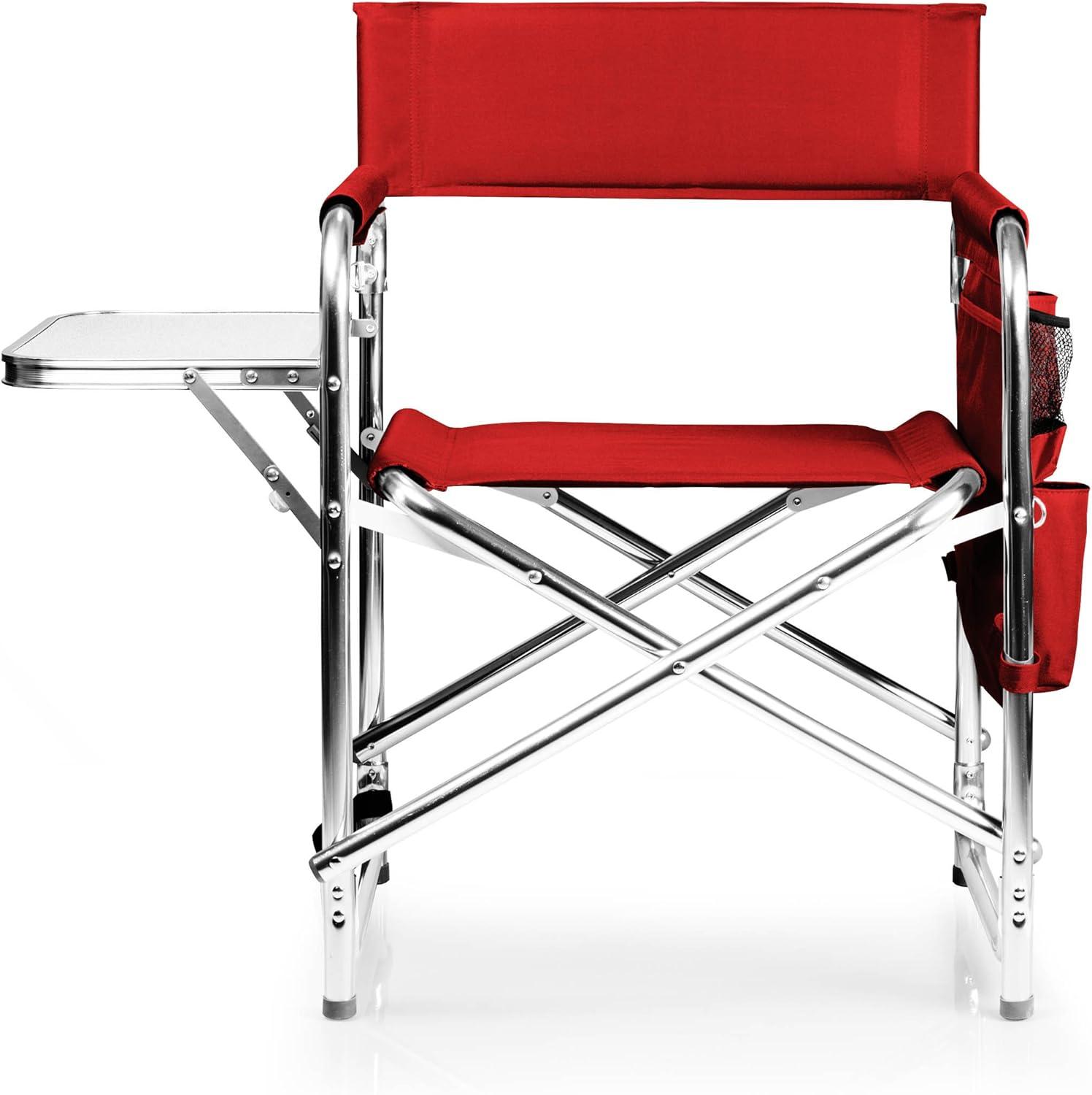 Picnic Time Sports Outdoor Portable Camp Chair with Side Table