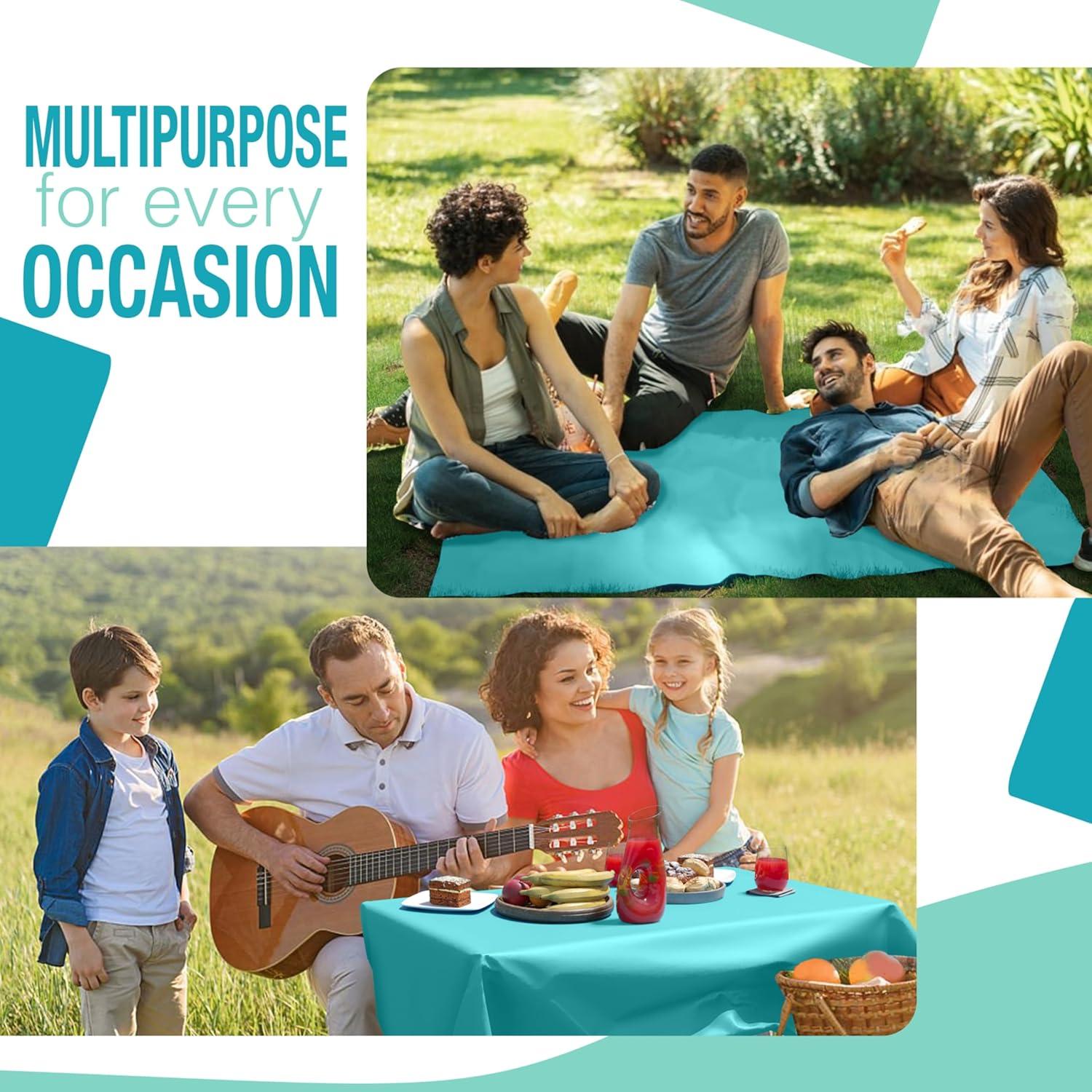 Crown Display 40 In. X 100 Ft. Blue Gingham Table Roll Disposable