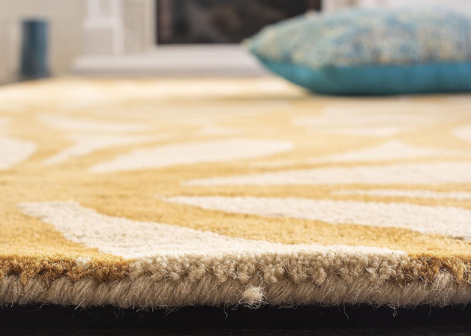 Dip Dye DDY527 Hand Tufted Runner Rug - Beige/Gold - 2'3"x10' - Safavieh.