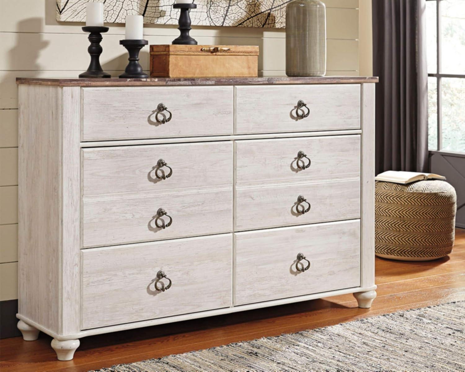 Esmarelda 6 Drawer Double Dresser