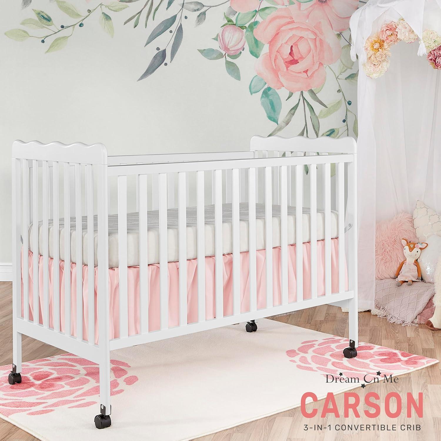 Dream On Me Carson Classic 3-In-1 Convertible Crib