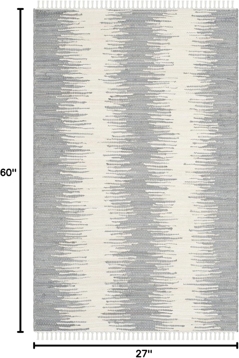 Montauk MTK751 Hand Woven Indoor Accent Rug - Grey - 2'3"x5' - Safavieh