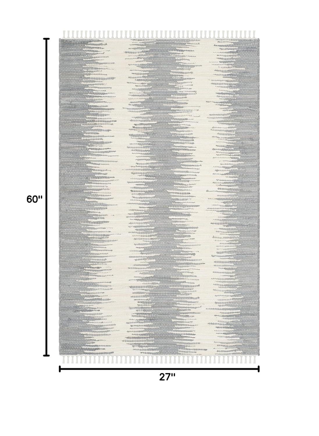 Montauk MTK751 Hand Woven Indoor Accent Rug - Grey - 2'3"x5' - Safavieh