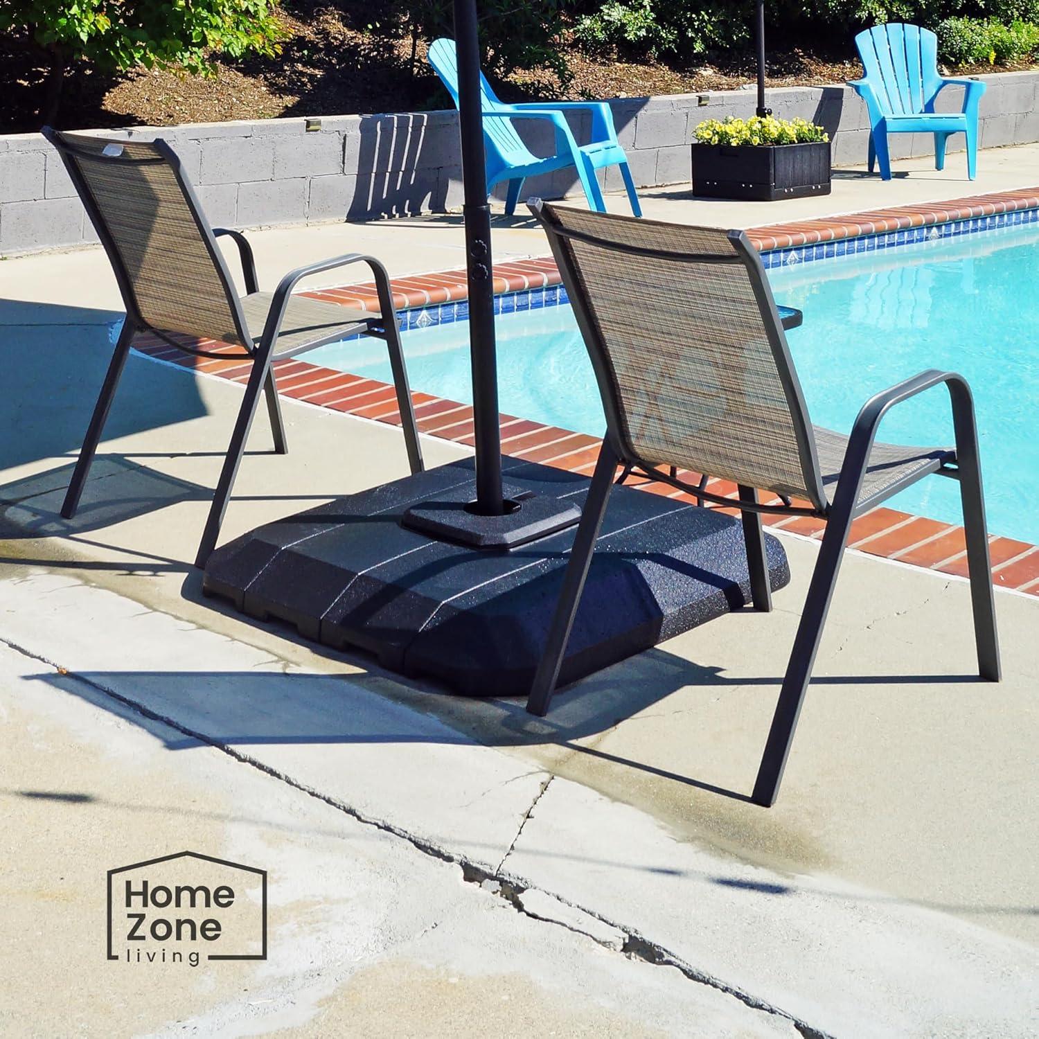 Home Zone Living 76L (168lbs) Plastic Base 4-in-1 with Woodgrain
