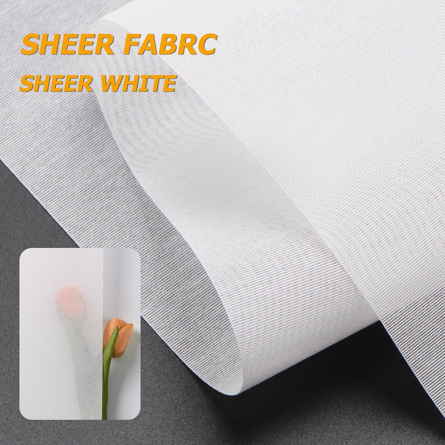 Muanna Cordless Cellular Shades No Tools No Drill Blackout Cellular Blinds for Window Size 25'' W x 48'' H, Silver White