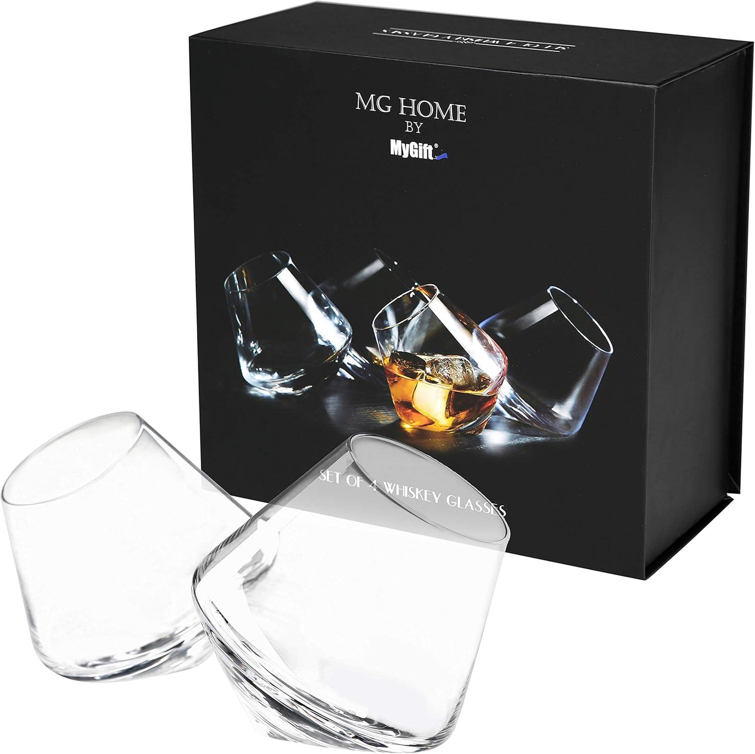 MyGift 35oz. Wine Glass Set (Set of 4)