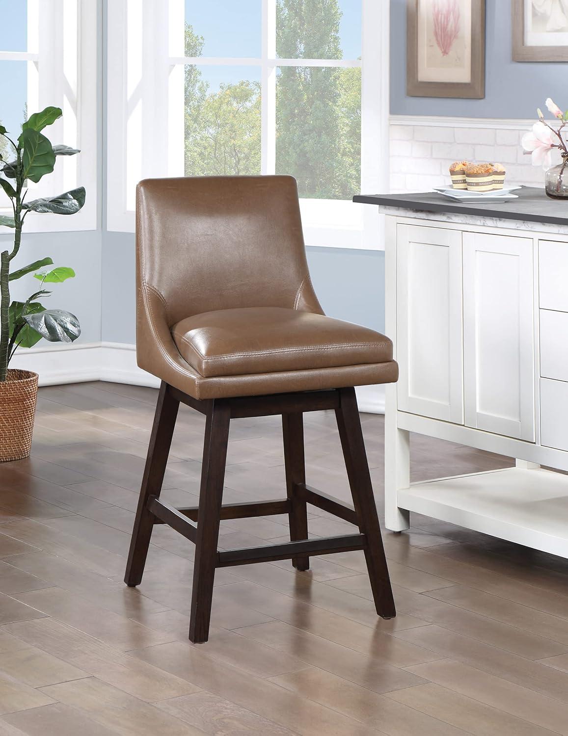 Swivel 27.25'' Bar Stool