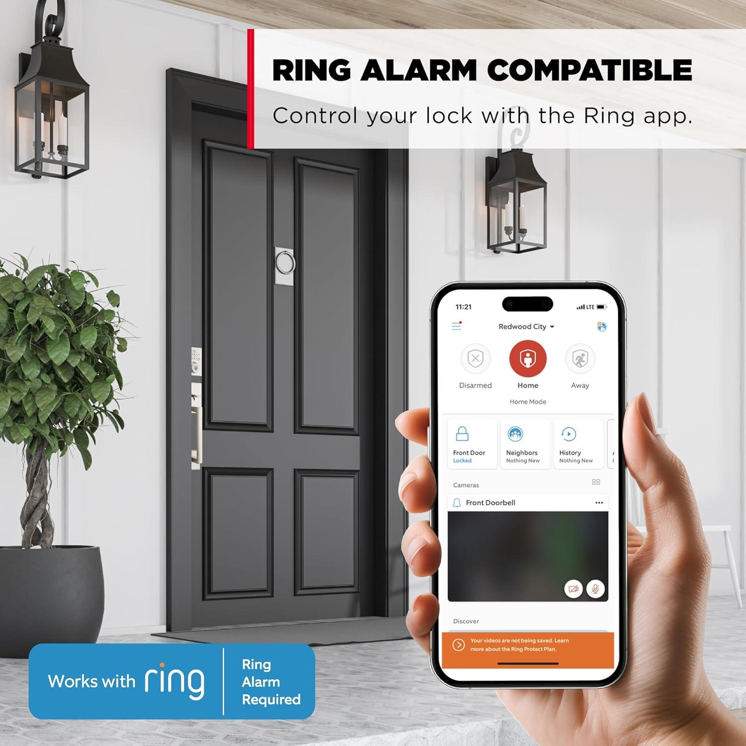 Home Connect Smart Electronic Single Cylinder Deadbolt