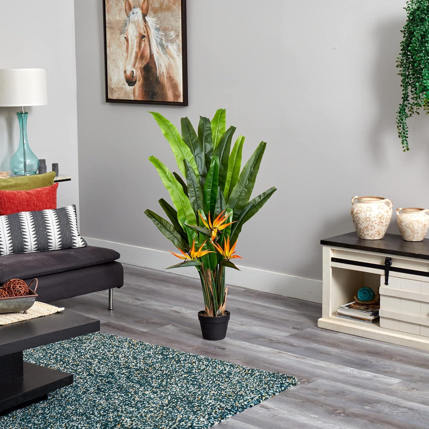 Nearly Natural Bird of Paradise in Pot (6355)