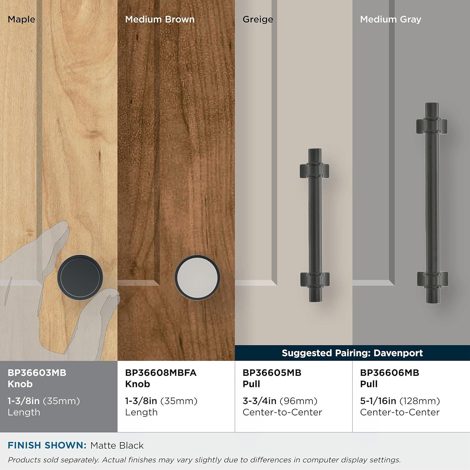 Amerock Oberon Knob for Cabinet or Furniture