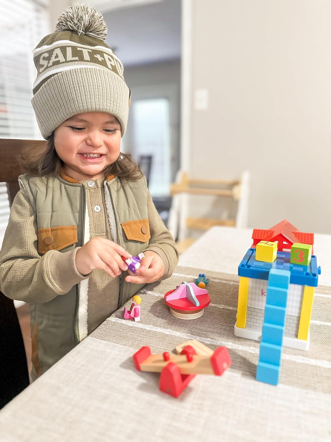 Wooden School Play Set