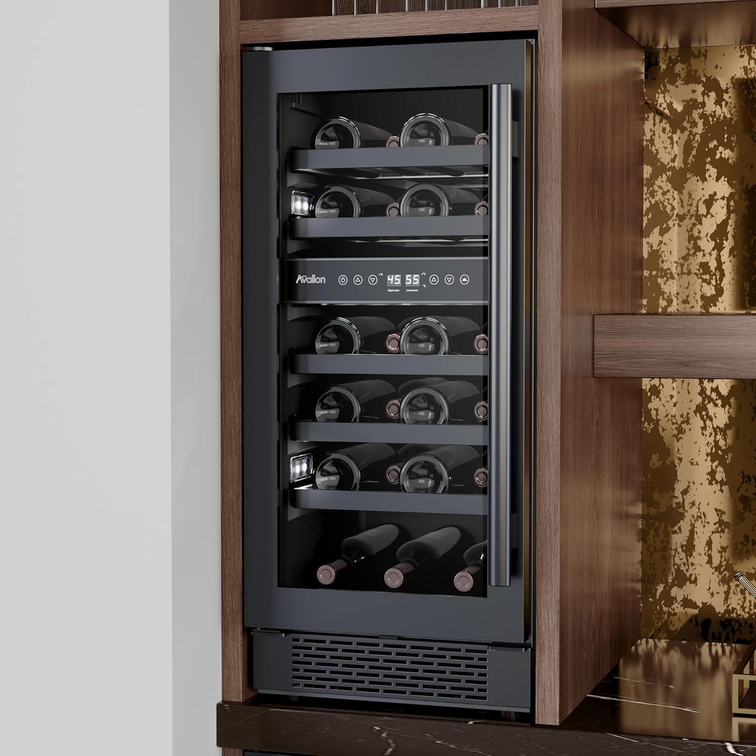 Avallon Avallon Dual Zone 15'' 23 Bottle Wine Refrigerator