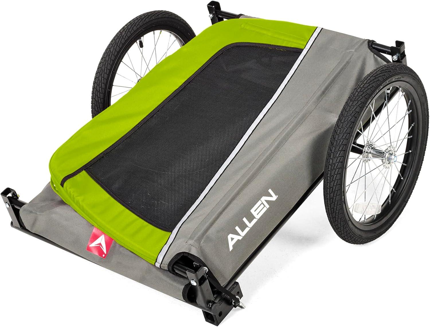 Allen Sports Deluxe ADT Dog Bike Trailer for Medium Sized Dogs, Red