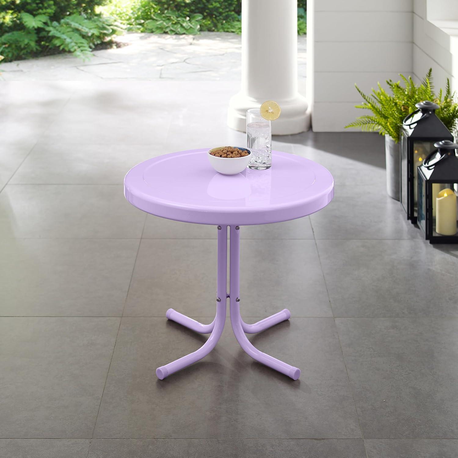 Outdoor Side Table in Lavender