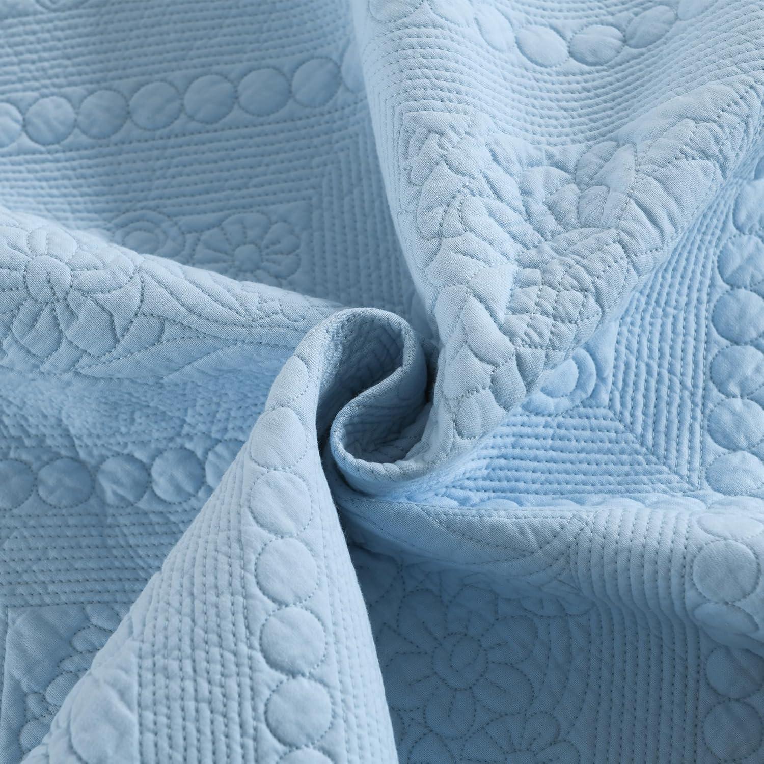 MarCielo Tkembroidery Cotton Abstract Quilt Set