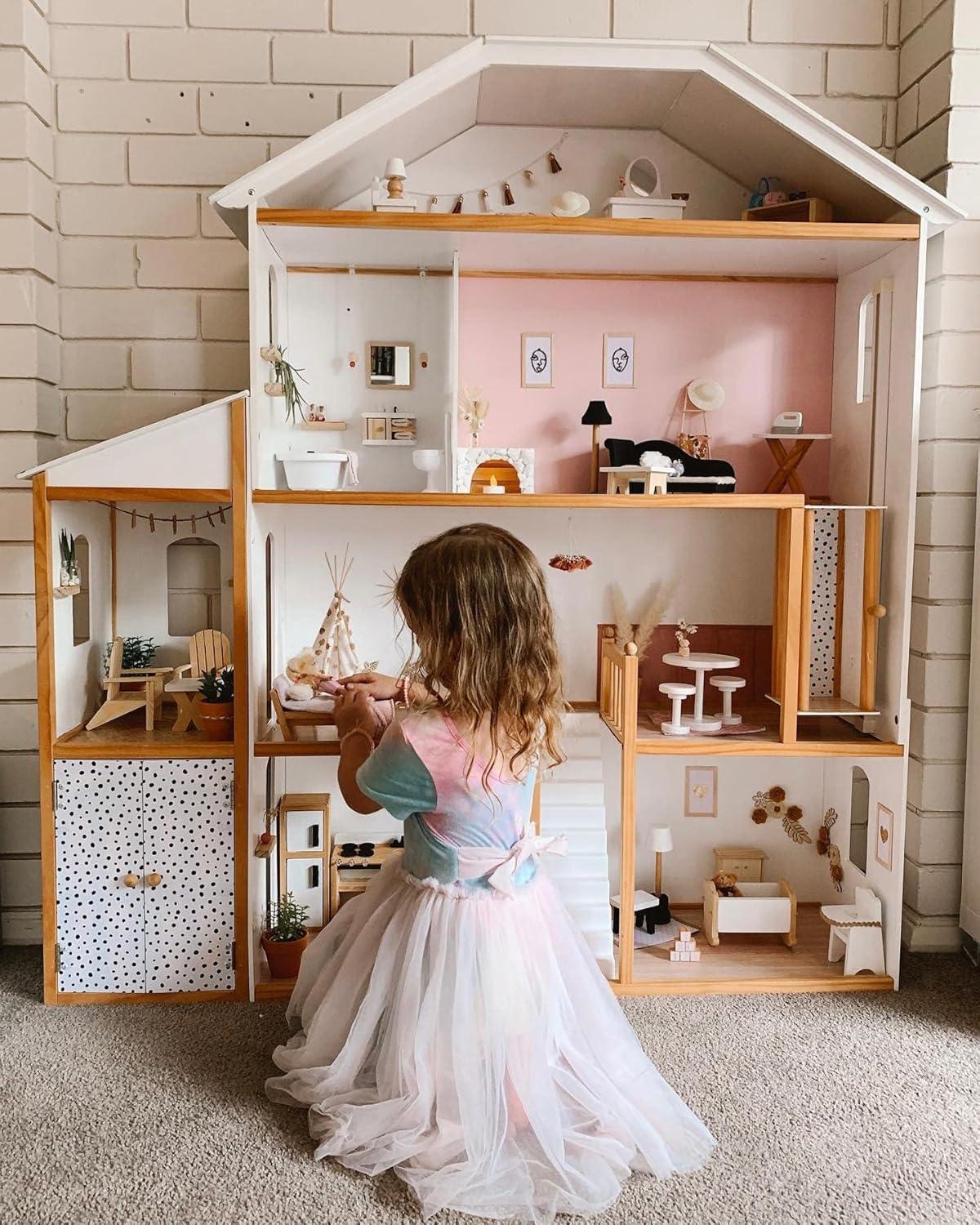KidKraft Majestic Mansion Wooden Dollhouse with 34 Accessories