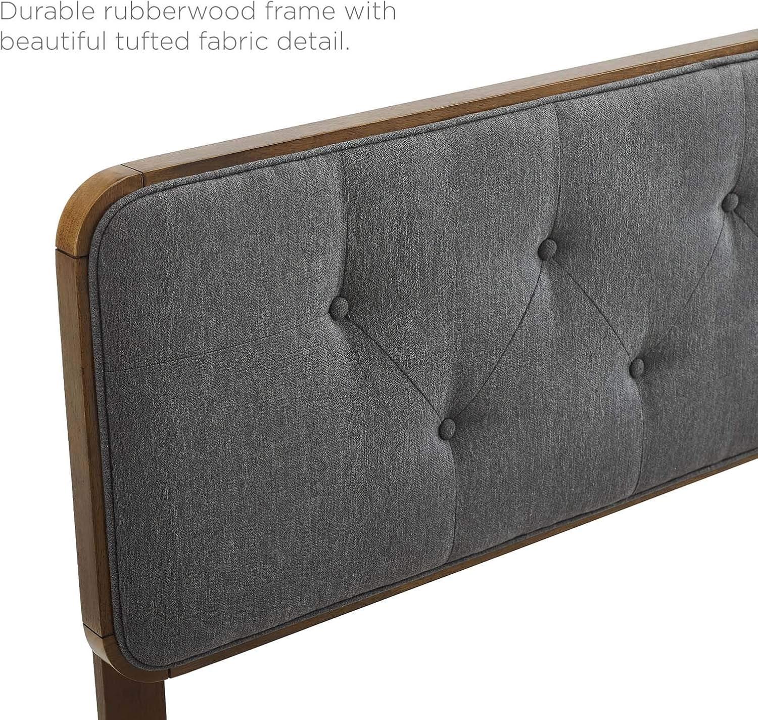 Bridgette Wood Platform Bed with Splayed Legs