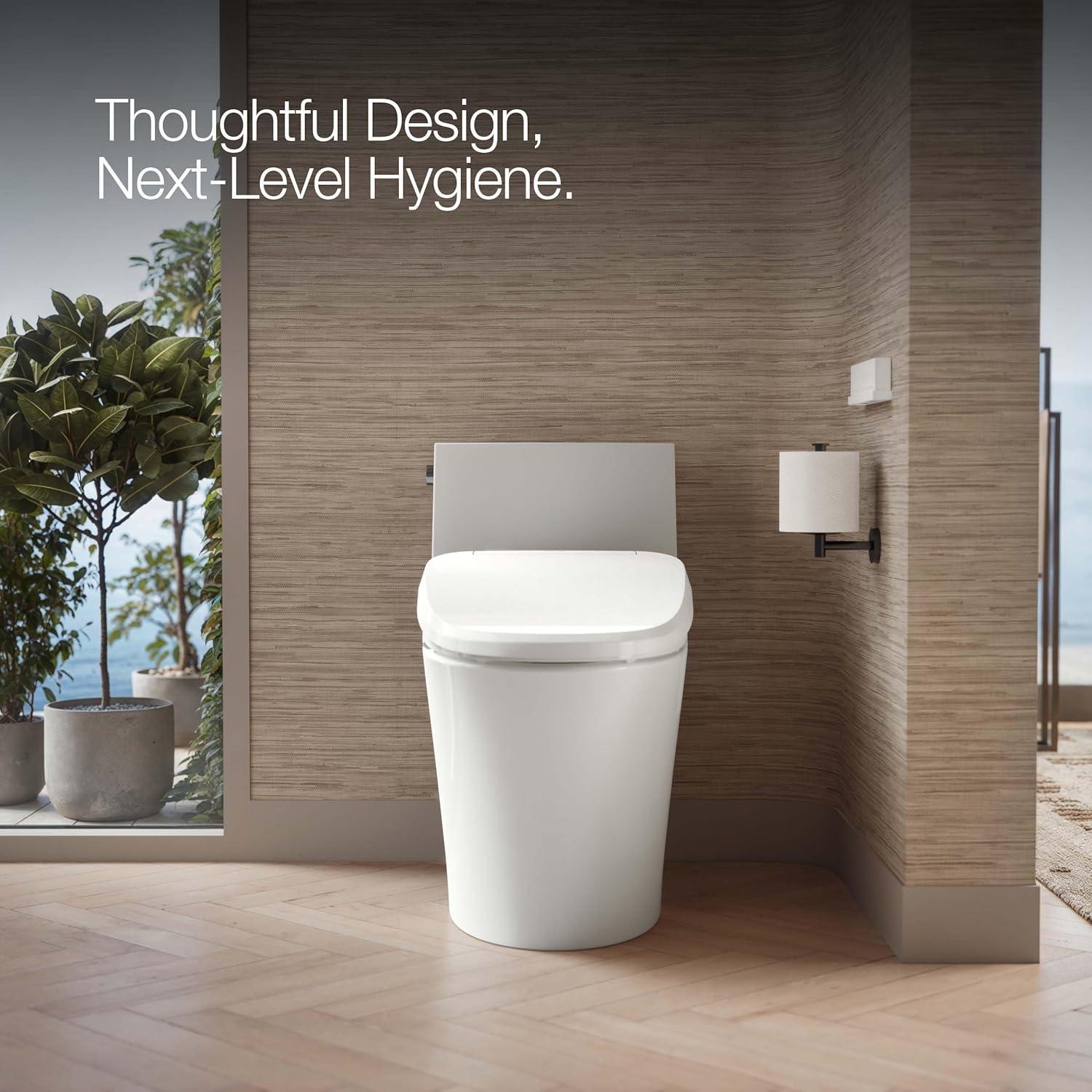 Kohler Purewash E580 Elongated Bidet Toilet Seat K-32330-0