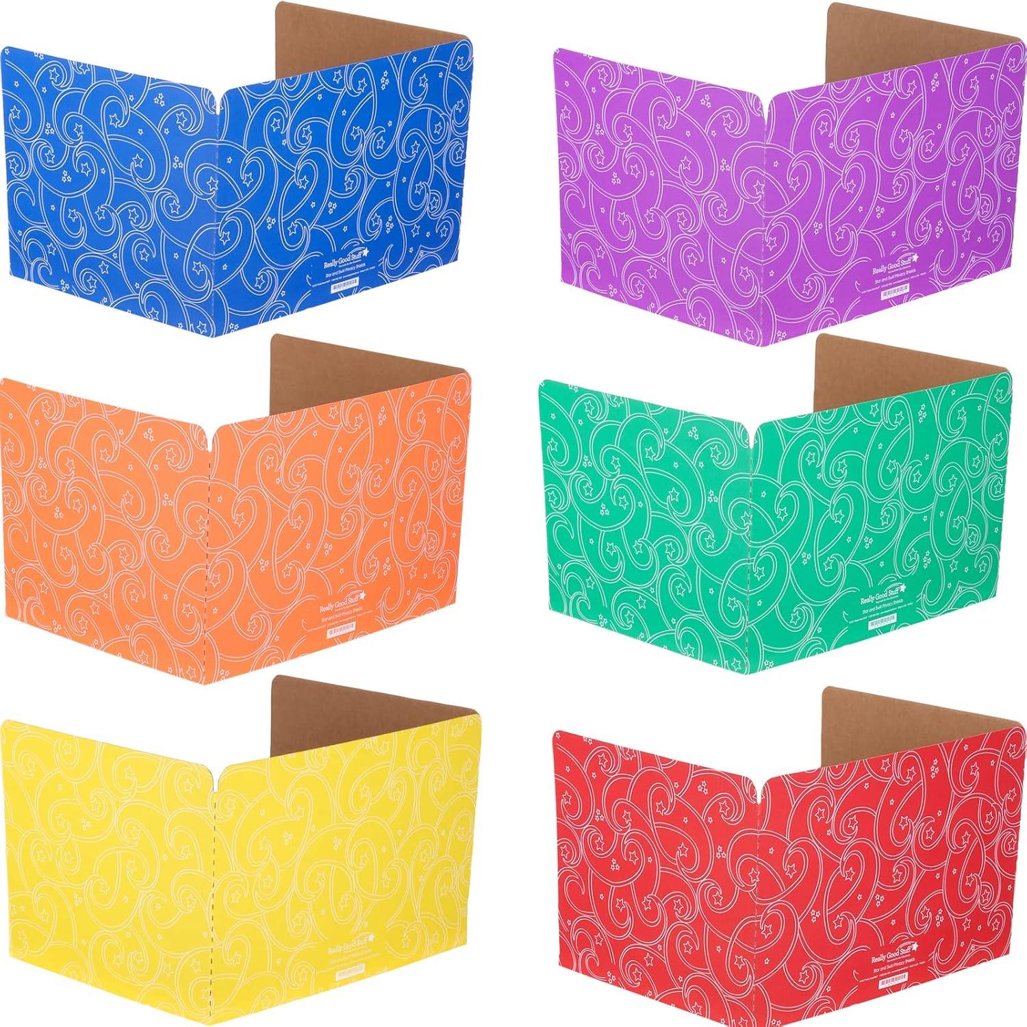 Standard Privacy Shields - Set of 12 - 6 Group Colors - Star & Swirl - Matte